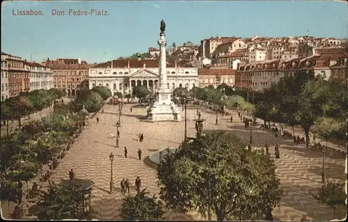Lissabon Don Pedro Platz