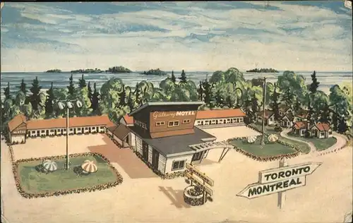 Toronto Canada Gateway Motel Montreal Brunnen