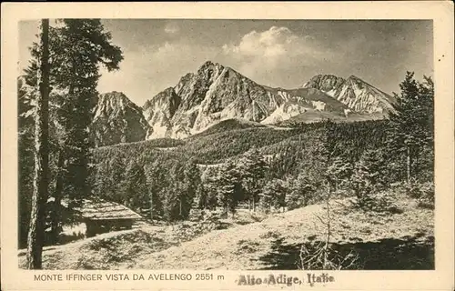 Avelengo Monte Iffinger Vista da Avelengo Italie