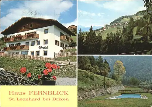 St Leonhard Passeier Haus Fernblick Brixen