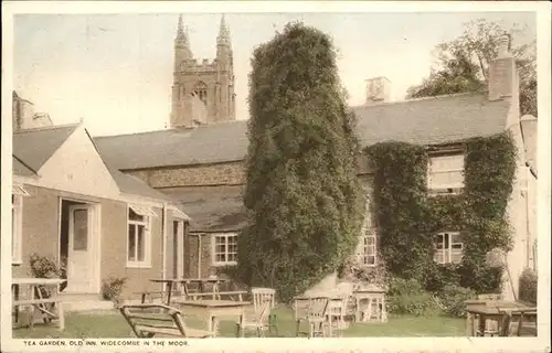 Widecombe in the Moor Tea Garden Old Inn