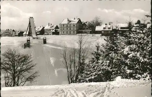 St Andreasberg Harz Ski Sprungschanze Bernstadt / Sankt Andreasberg /Goslar LKR