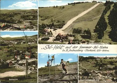 St Andreasberg Harz Matthias Schmidt Berg Sesselbahn Sommer Ski Bahn / Sankt Andreasberg /Goslar LKR