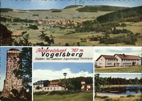 Hoherodskopf Vogelsberg Taufstein Jugendherberge