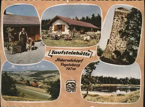 Hoherodskopf Vogelsberg Taufsteinhuette