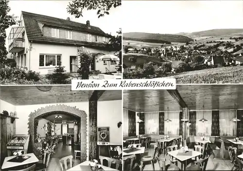 Oberndorf Jossgrund Pension Zum Rabenschloesschen / Jossgrund Bad Orb /Main-Kinzig-Kreis LKR