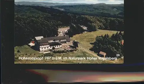 Hoherodskopf Vogelsberg Berggasthaus