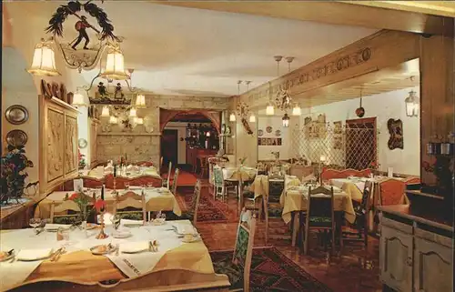 Reit Winkl Restaurant Hotel Unterwirt / Reit im Winkl /Traunstein LKR