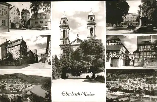 Eberbach Neckar Fachwerkhaus Kirche
