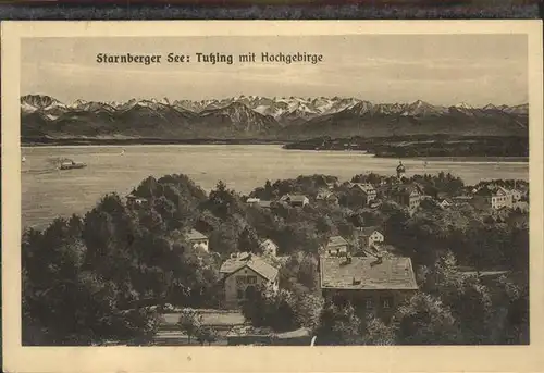 Starnbergersee Tutzing Hochgebirge / Starnberg /Starnberg LKR