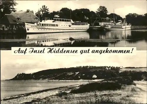 Insel Hiddensee Faehrschiff Deutsch Sowjetische Freundschaft  / Insel Hiddensee /Ruegen LKR