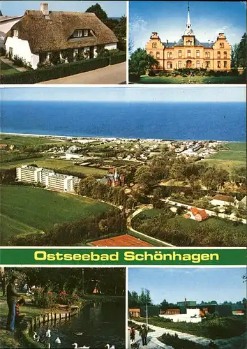 Schoenhagen Brodersby Ostseebad Flugaufnahme /  /
