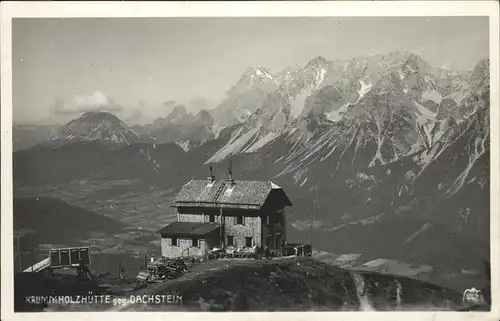 Dachstein Gebirge Krummholzhuette Dachstein