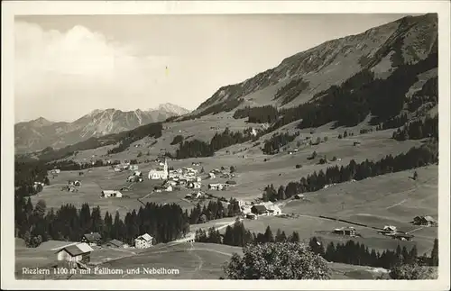 Riezlern Kleinwalsertal Nebelhorn Fellhorn