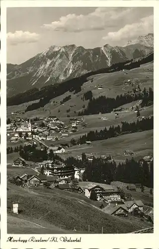 wz55216 Hirschegg Kleinwalsertal Vorarlberg Walsertal Kategorie. Mittelberg Alte Ansichtskarten