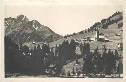 wz55362 Hirschegg Kleinwalsertal Vorarlberg Widderstein Kategorie. Mittelberg Alte Ansichtskarten