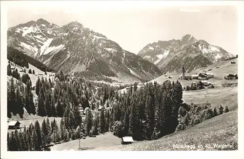 wz55369 Hirschegg Kleinwalsertal Vorarlberg Walsertal Kategorie. Mittelberg Alte Ansichtskarten