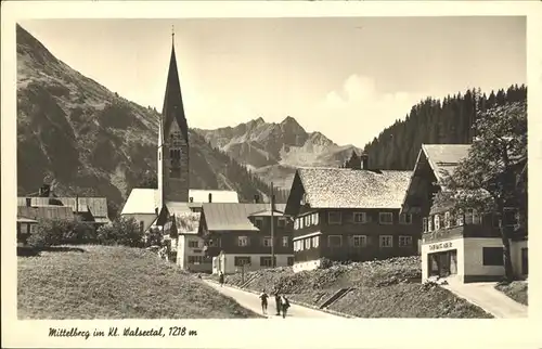 Mittelberg Kleinwalsertal Walsertal