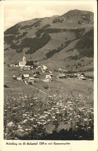 Mittelberg Kleinwalsertal Hammerspitze