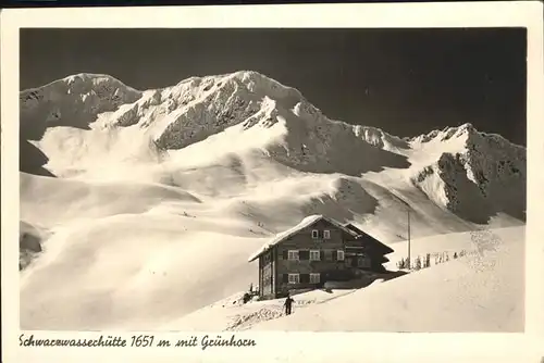 Schwarzwasserhuette Gruenhorn Feldpost