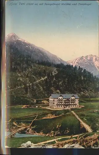 Mutmalspitze Hotel Vent Spiegelkogel Tiemkogel