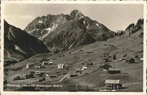 wz55741 Hirschegg Kleinwalsertal Vorarlberg Widderstein Kategorie. Mittelberg Alte Ansichtskarten