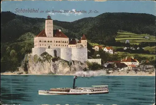 Schoenbuehl Donau Dampfschiff