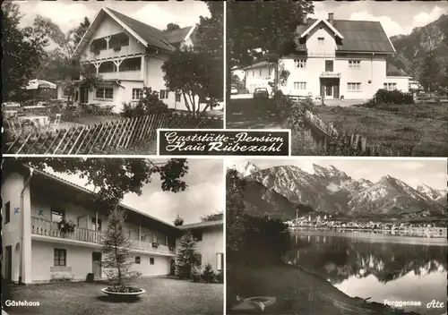 Horn Schwangau Pension Haus Ruebezahl / Schwangau /Ostallgaeu LKR