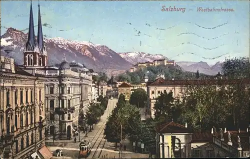 Salzburg Oesterreich Westbahnstr. Kat. Salzburg