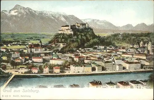 Salzburg Oesterreich Burg Kat. Salzburg