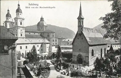 Salzburg Oesterreich Maximus Kapelle Kat. Salzburg
