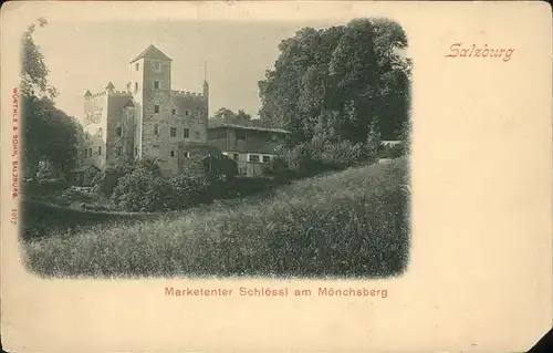 Salzburg Oesterreich Marketenter Schloessl Moenchsberg Kat. Salzburg