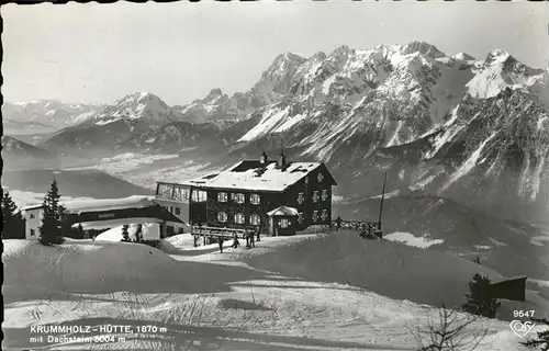 Dachstein Gebirge Krummholz Huette