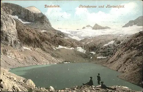 Dachstein Gebirge Gletschersee Karlseisfeld