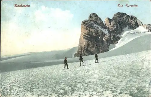 Dachstein Gebirge Dirndln Wanderer