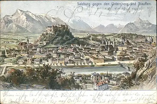 Salzburg Oesterreich Untersberg Stauffen Kat. Salzburg