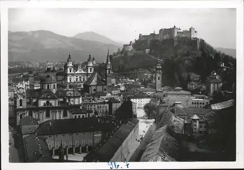 Salzburg Oesterreich hohe Festung Dom Kat. Salzburg