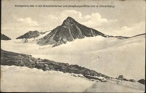 Scesaplana Brandnerferner Strassburgerhuette Vorarlberg Raetikon