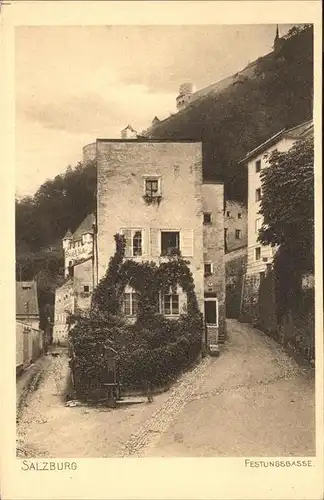 Salzburg Oesterreich Festungsgasse Kat. Salzburg