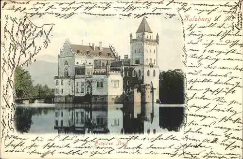 Salzburg Oesterreich Wasserschloss Anif Kat. Salzburg