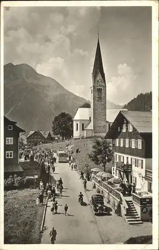 Mittelberg Kleinwalsertal Hotel Pension "Neue Krone" Kirche