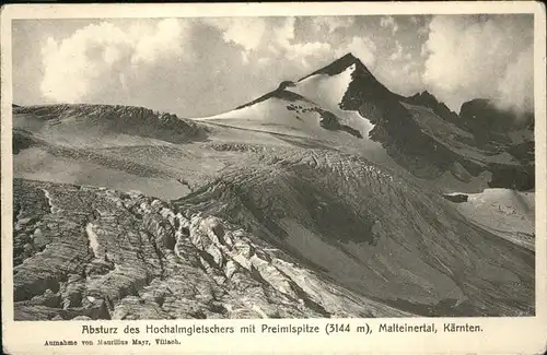 Hochalmspitze Hochalmgletscher Preimlspitze Malteinertal 