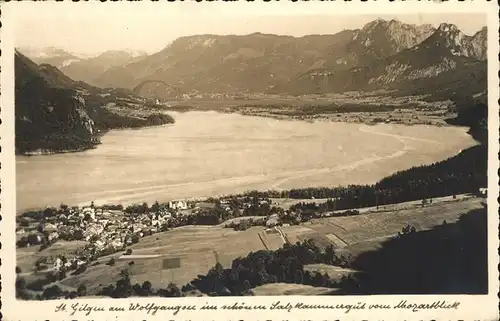 St Gilgen Salzkammergut Mozartblick / St Gilgen Wolfgangsee /Salzburg Umgebung