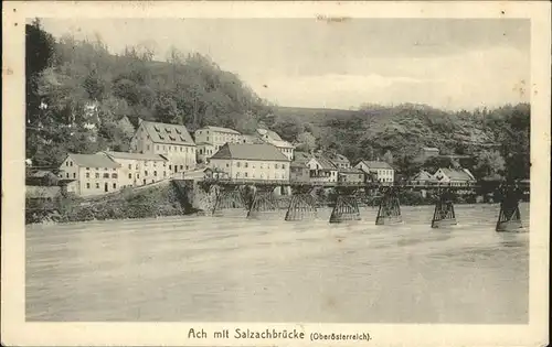 Ach Salzach Teilansicht Ach Salzach Bruecke