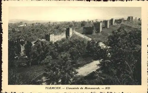 Tlemcen Enceinte de Mansourah
