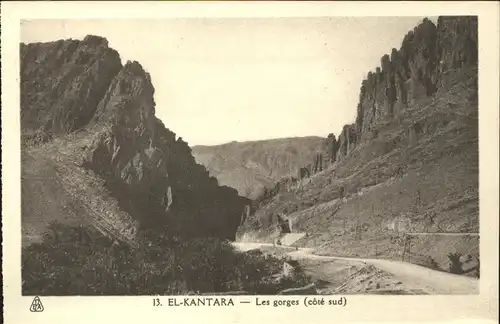 El Kantara Les gorges cote sud