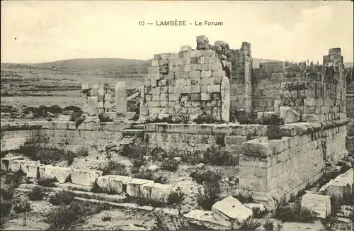 Lambese Le Forum Ruinen