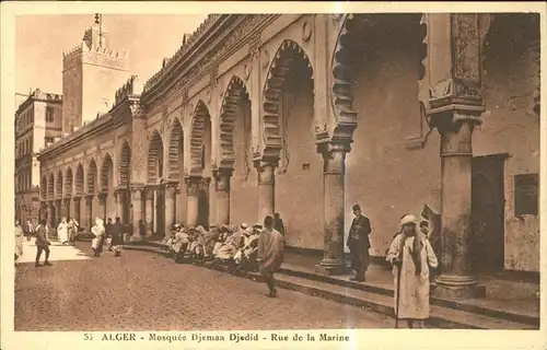 Alger Algerien Mosquee Djemaa Djedid Rue de la Marine / Algier Algerien /
