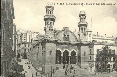 Alger Algerien La Cathedrale et le Palais d Hiver du Gouverneur / Algier Algerien /