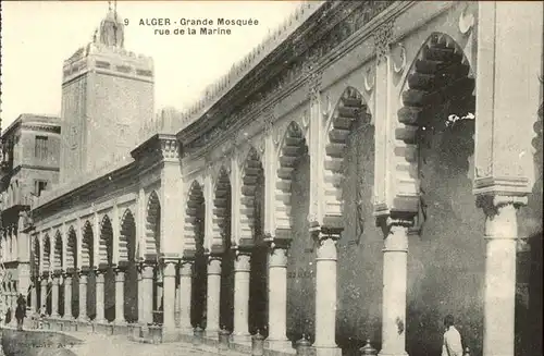 Alger Algerien Grande Mosquee Rue de la Marine / Algier Algerien /